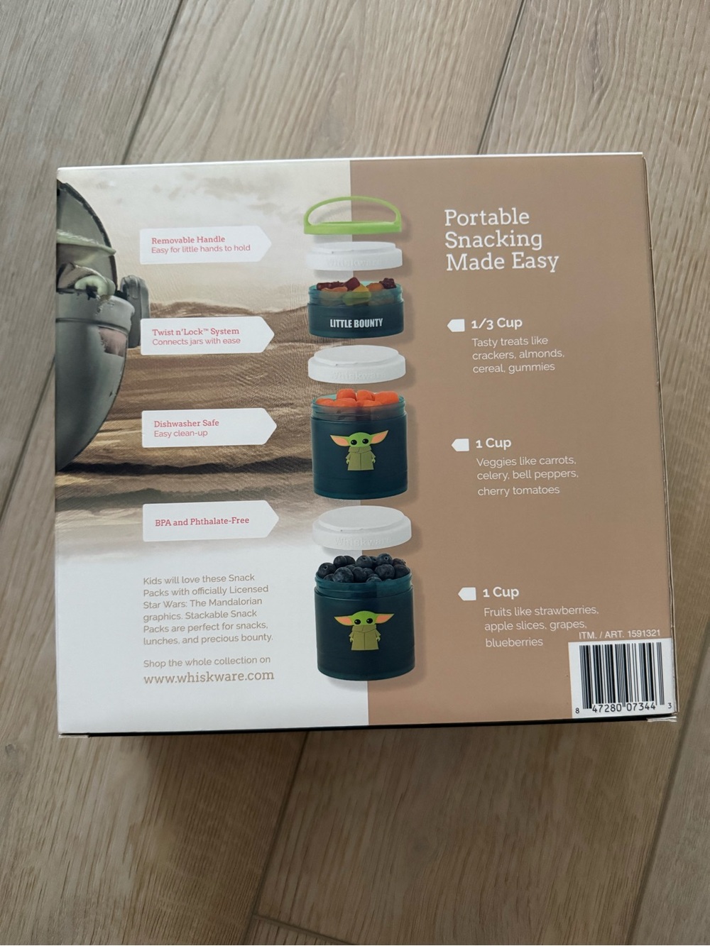 NIB Whiskware Snacking Containers - Picture 2 of 2